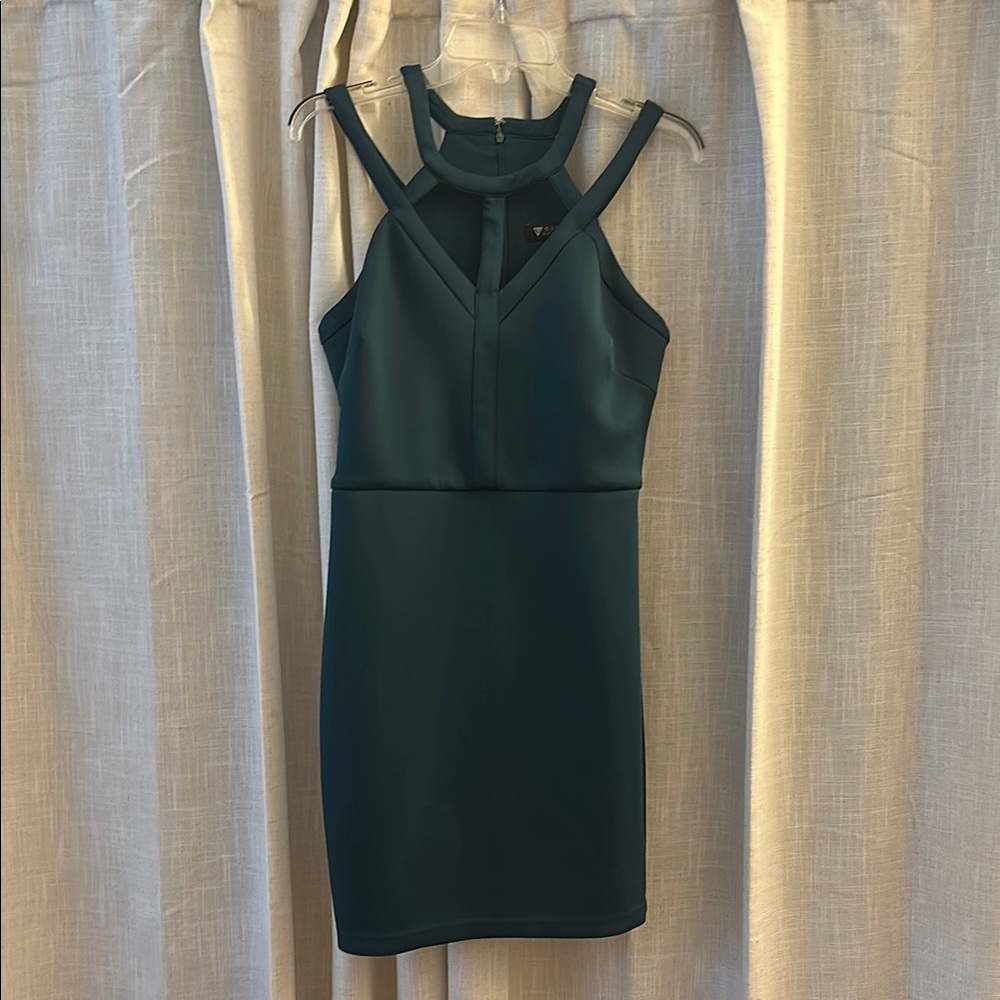 Guess Elegant Teal Sleeveless Dress